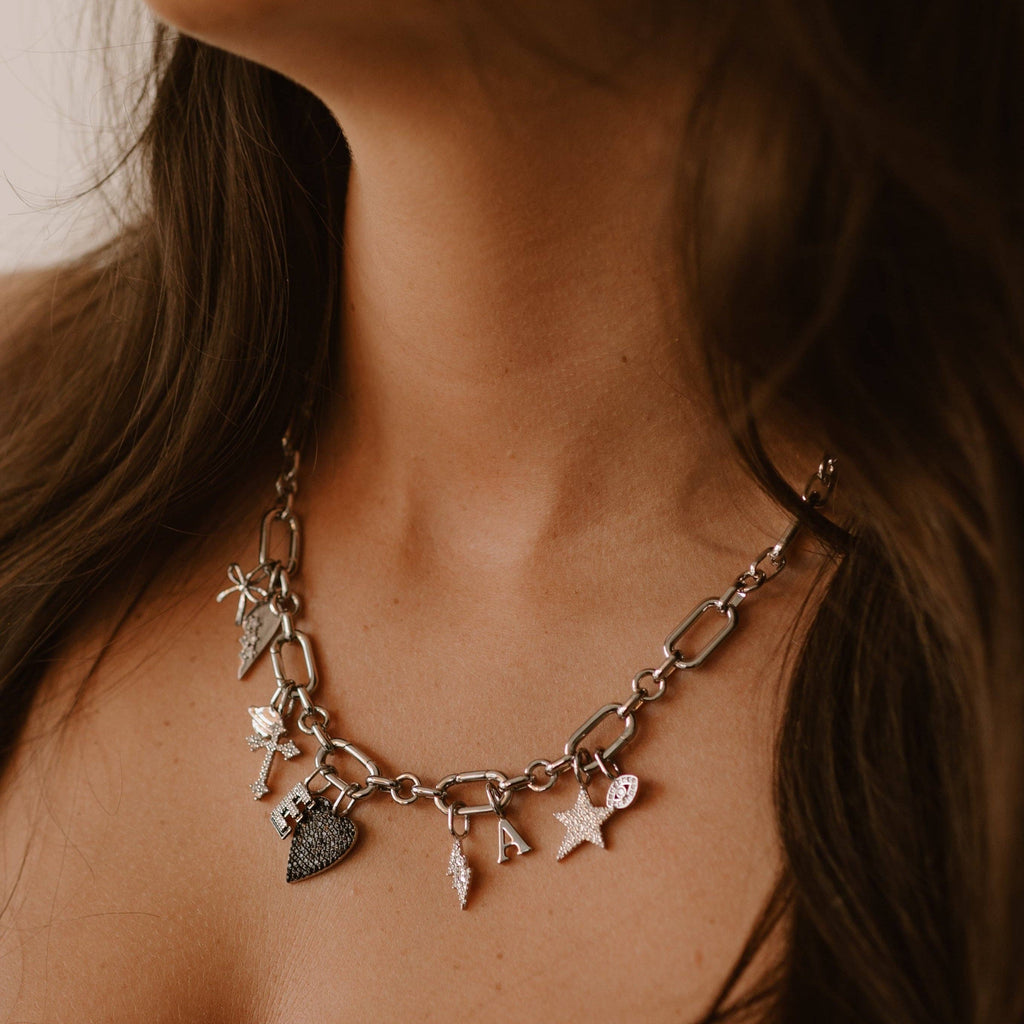 Collectors Charm Necklace: Silver