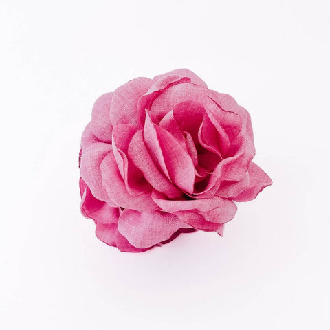 Blooming Rose Hair Claw Clip: Black