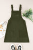 Women Corduroy  Straps Pockets Sleeveless Mini Dress | S-XL: As shown / Missy / M