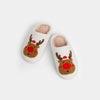 Happy Feet Slippers: Reindeer / M