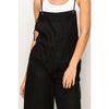 TIE SHOULDER JUMPSUIT: L / OLIVE