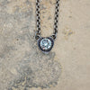 Darla Heart Necklace: White Ice