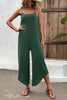 Plain Spaghetti One Piece Jumpsuit DJ028: Green / S