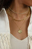 Baby Ball Chain Necklace: Gold