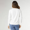 Alexis Super Soft Top with Snap Cuff: White / S/M