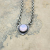 Darla Heart Necklace: White Ice