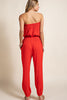 Sleeveless Tie Waist Jumpsuit