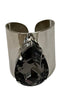 Black teardrop ring 1CNC C123: Black